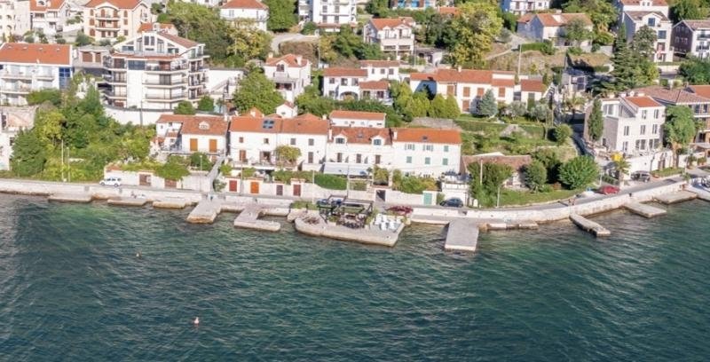 Kotor: Charming Old Stone House with modern interiors, designed by the famous Serbian architect, Vladimir Lovric. The property is front line to the sea, in a 