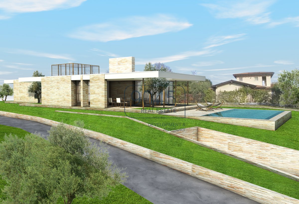 Offmarket: Grundstück mit Projekt für eine Neubauvilla in San Felice del Benaco - Gardasee