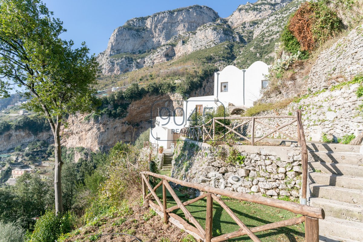 Historisches und charakteristisches Haus mit Meerbick in Pogerola - Amalfi