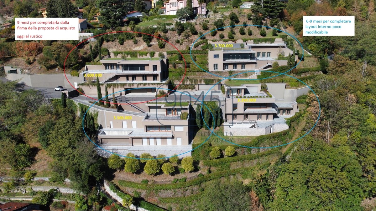 Moderne Villas mit Seeblick in Cernobbio