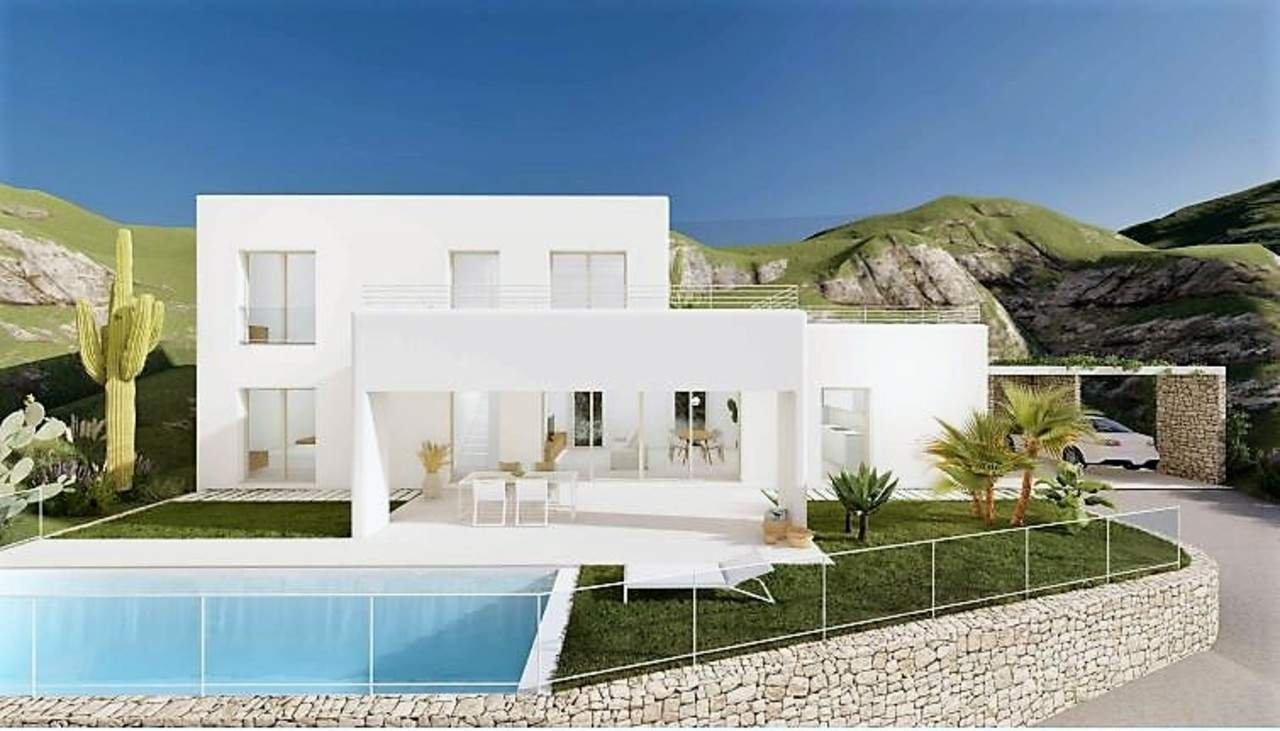 Fantastic Ibiza-Style new build project for sale in La Sella Golf Resort, Costa Blanca.This appealing new build project is located on an elevated p...