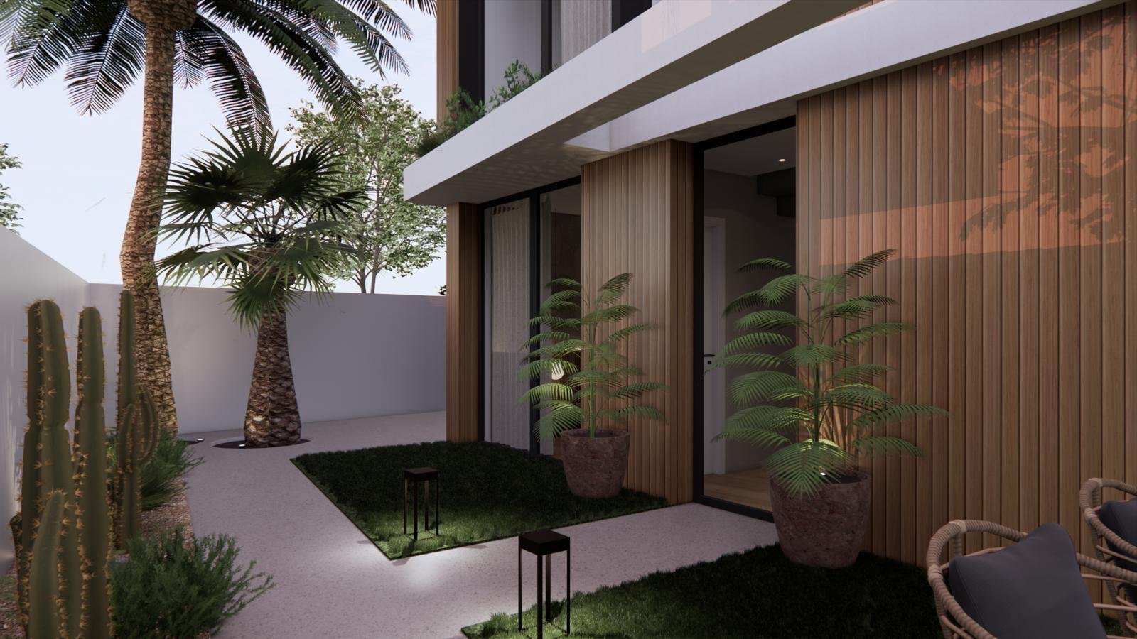  Complex of 4 villas in Pilar de la Horadada 400 meters from the Mediterranean beaches with 3 bedrooms and 3 bathrooms built from 197.51 m2. The vi...