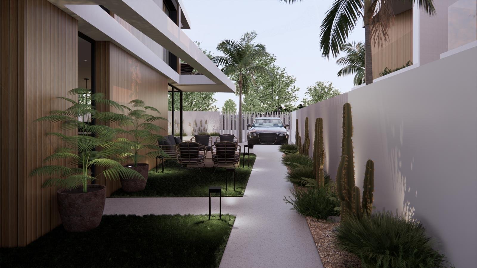  Complex of 4 villas in Pilar de la Horadada 400 meters from the Mediterranean beaches with 3 bedrooms and 3 bathrooms built from 197.51 m2. The vi...