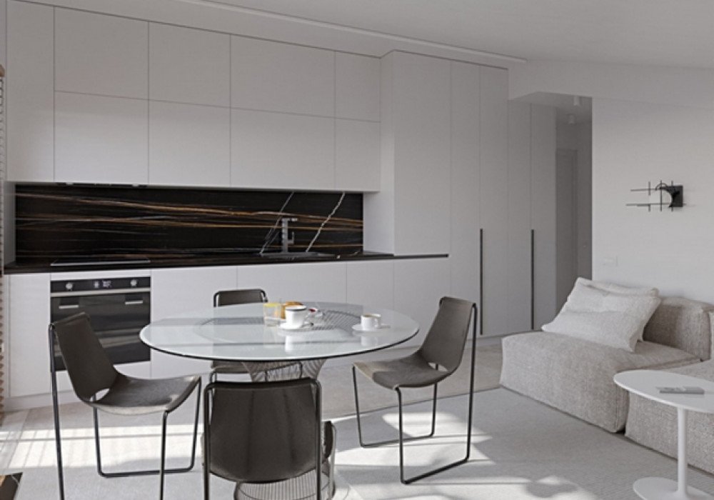 Boka Bay of Kotor, Kamenari district. New apartments in a club-type apartment building.The distance to the sea is 300m.The house has four floors, a...