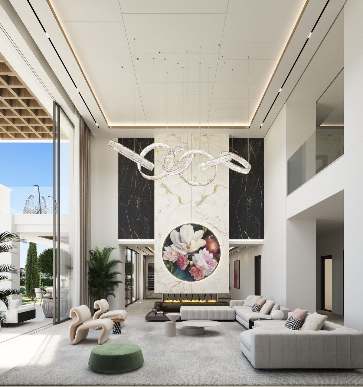 Esta nueva villa de lujo cuenta con un impresionante diseño moderno y contemporáneo, perfectamente situada en primera línea del prestigioso campo d...