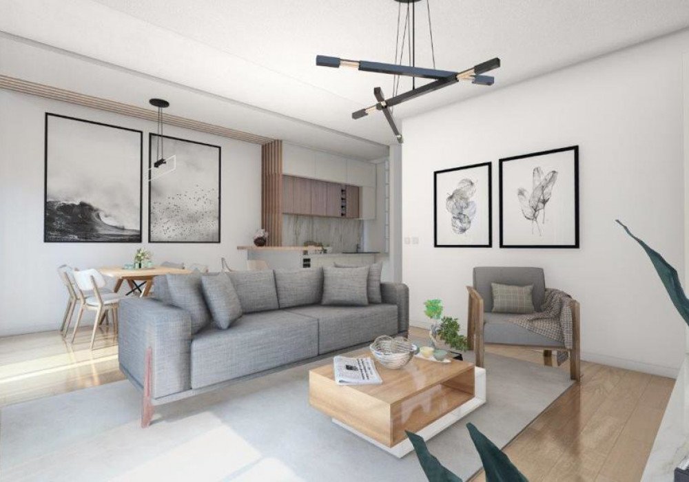 budva: The Budva Riviera. A new residential complex of four small apartment buildings with an outdoor swimming poolThe completion date of the first phase ... 