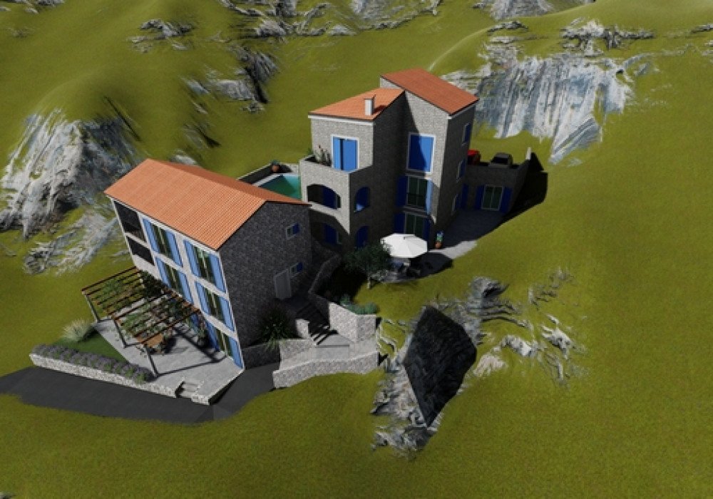 DescriptionThe Finished Project! All permissions have been received! Buy and build your dream house!!! Budva Riviera. An urbanized plot with a resi...