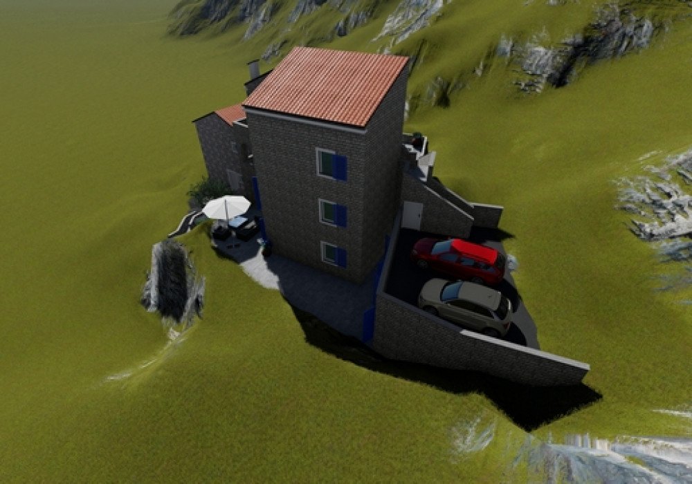 DescriptionThe Finished Project! All permissions have been received! Buy and build your dream house!!! Budva Riviera. An urbanized plot with a resi...