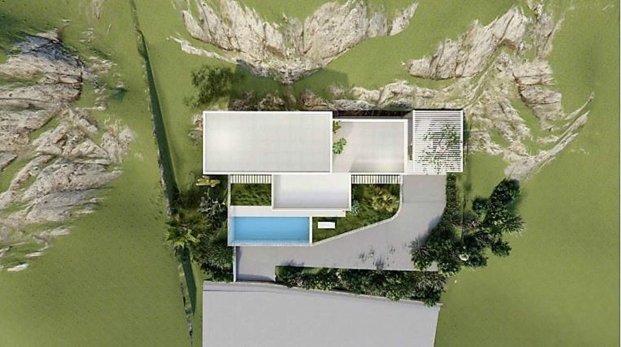 Fantastisches Neubauprojekt im Ibiza-Stil zum Verkauf in La Sella Golf Resort, Costa Blanca.
Dieses ansprechende Neubauprojekt befindet sich auf einem