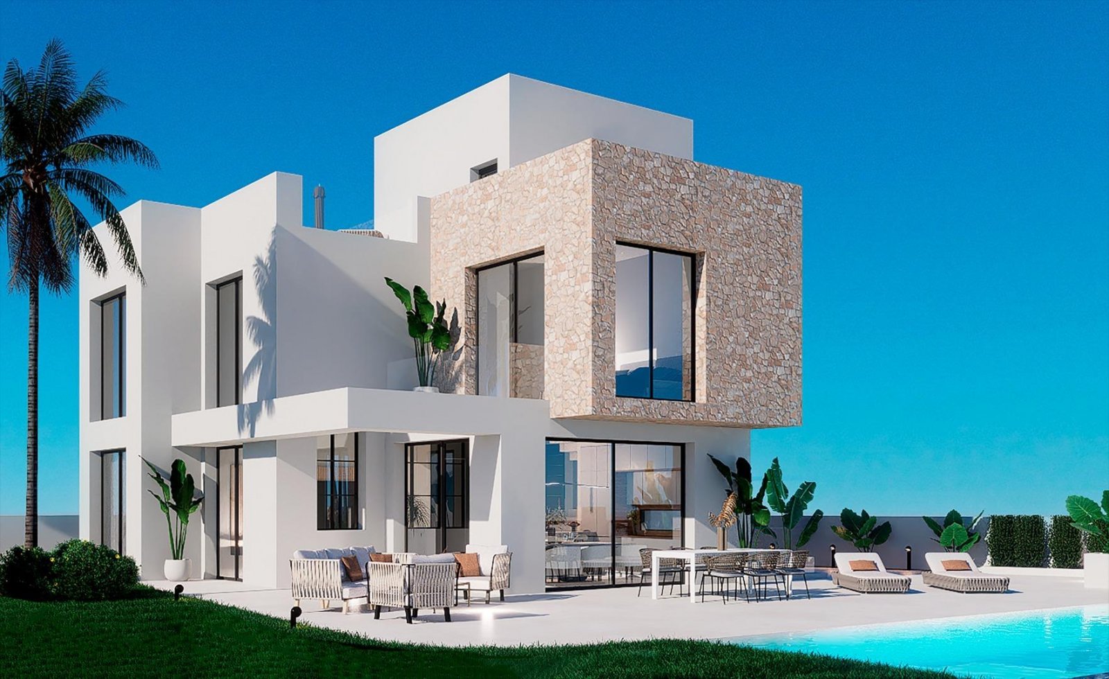  New luxury villas with private pool in Balcón de Finestrat15 completely independent luxury villas, in a unique environment close to the best beaches 