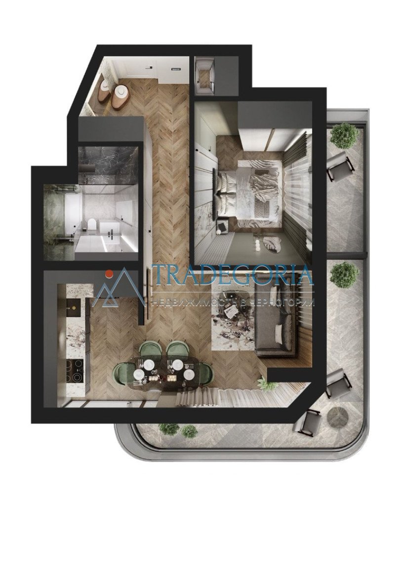 <h3>Key parameters</h3><p> Type: 2-bedroom apartment</p><p> Area: 76 m²</p><p> Price: €182,400</p><p> Parking: purchased separately (€15,000)</p><p...