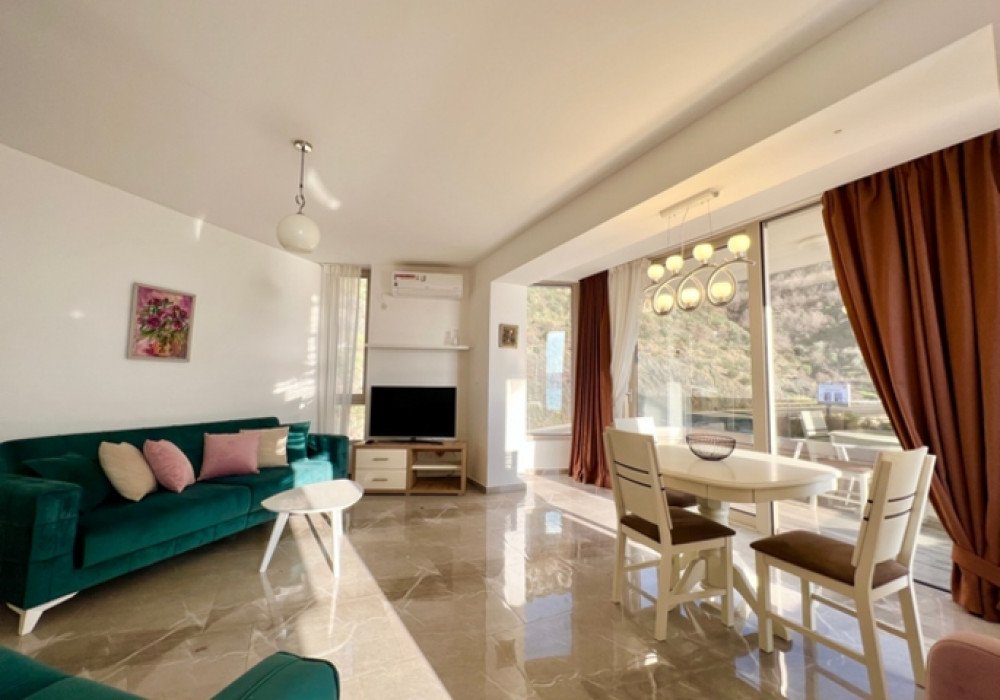 Budva Riviera, Rafailovichi district. One bedroom apartment in a new house.Distance to the sea 200m.Open poolArea 63 sq.m.Floor - sixthThe house is...