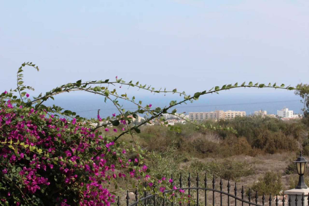 Panoramic sea views from this one of a kind 3 bedroom, 2 bathroom detached villa on a huge plot in an exclusive area of Protaras - PRO125.<br /><br />