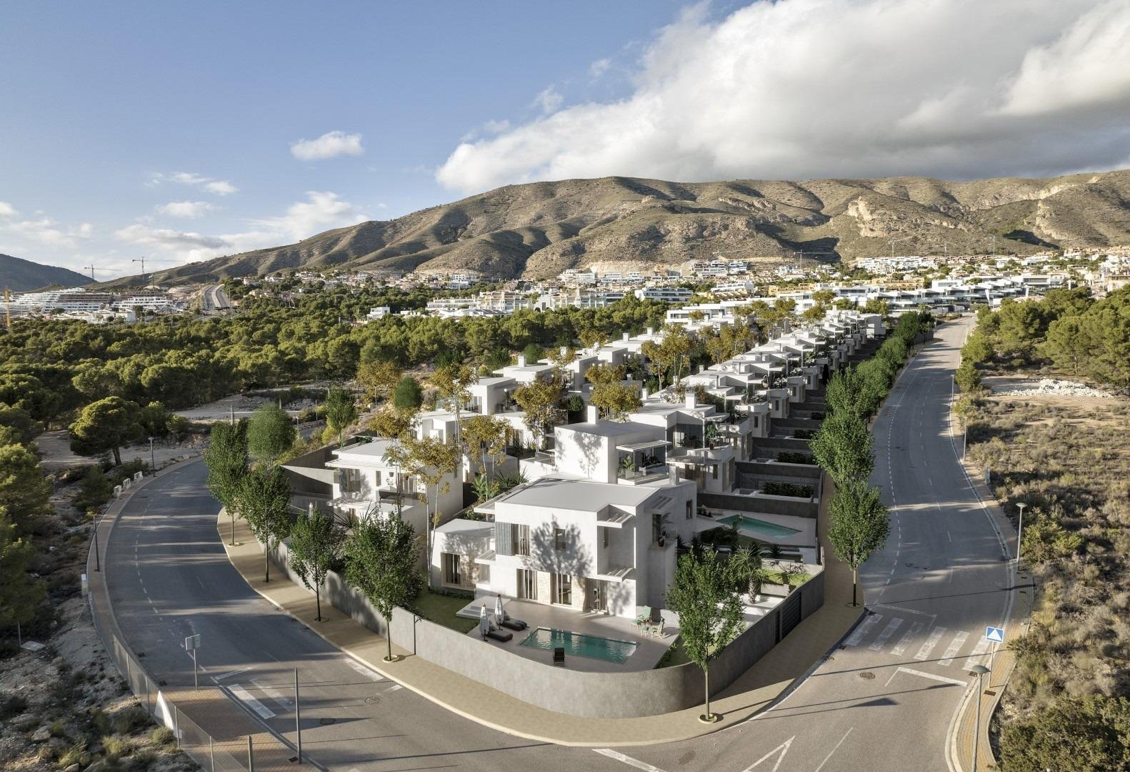  Independent villas of avant-garde design in Sierra Cortina, a luxury urbanization, where you can enjoy a unique environment of tranquility, security 