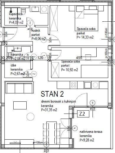 Wohnung Wohnungen zum Verkauf im Neubau, Kanfanar!