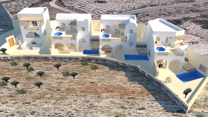 Verkauf Land 892 m² auf Santorini
