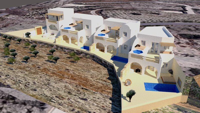 Verkauf Land 892 m² auf Santorini