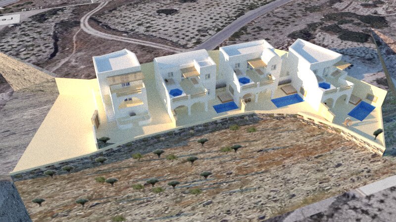 Verkauf Land 892 m² auf Santorini