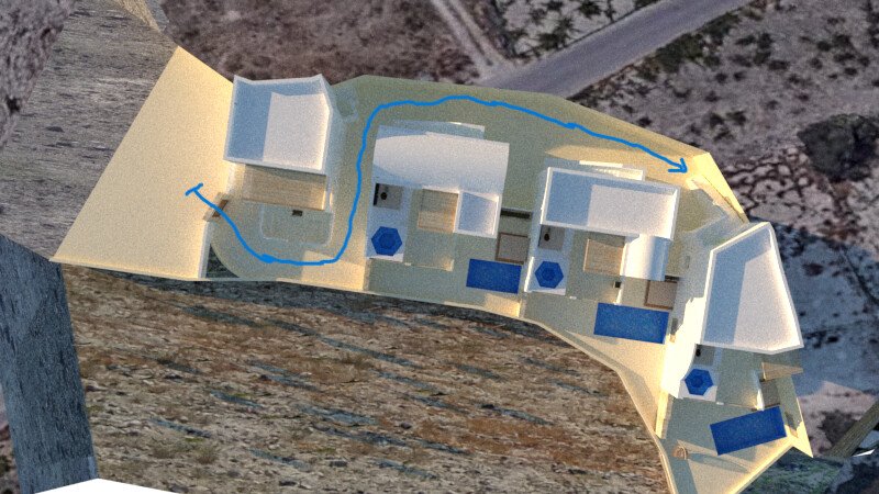 Verkauf Land 892 m² auf Santorini
