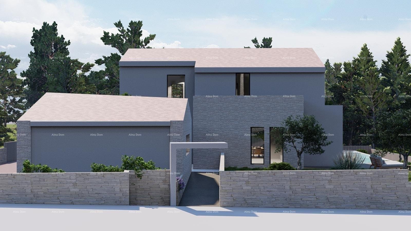 Bauland Tinjan – Baugrundstück 1.152 m² mit Genehmigung und Projekt für ein Haus mit Pool