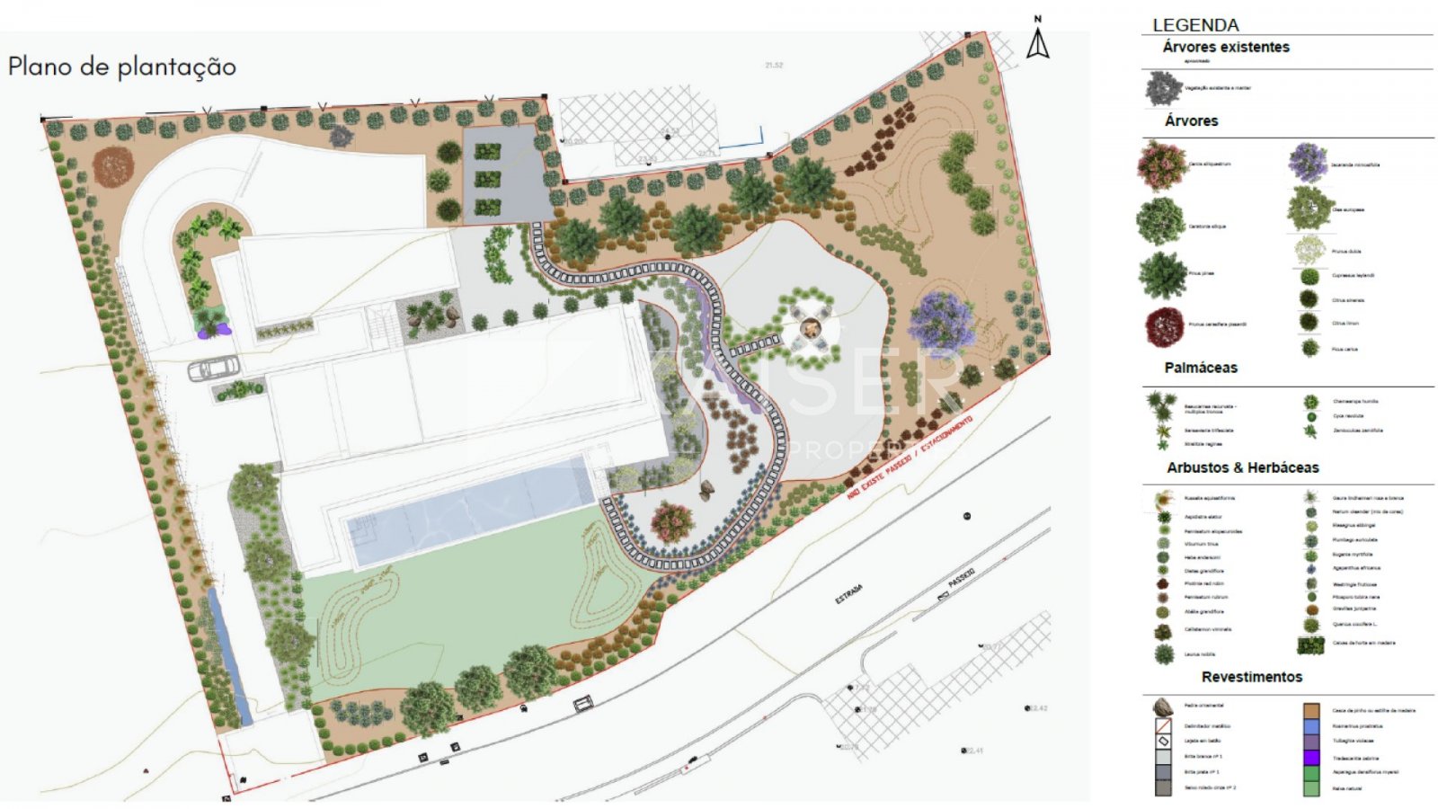In einer prestigeträchtigen Gegend nahe Lagos, unweit des renommierten Golfplatzes Palmares, vereint diese außergewöhnliche Neubauvilla moderne Archit