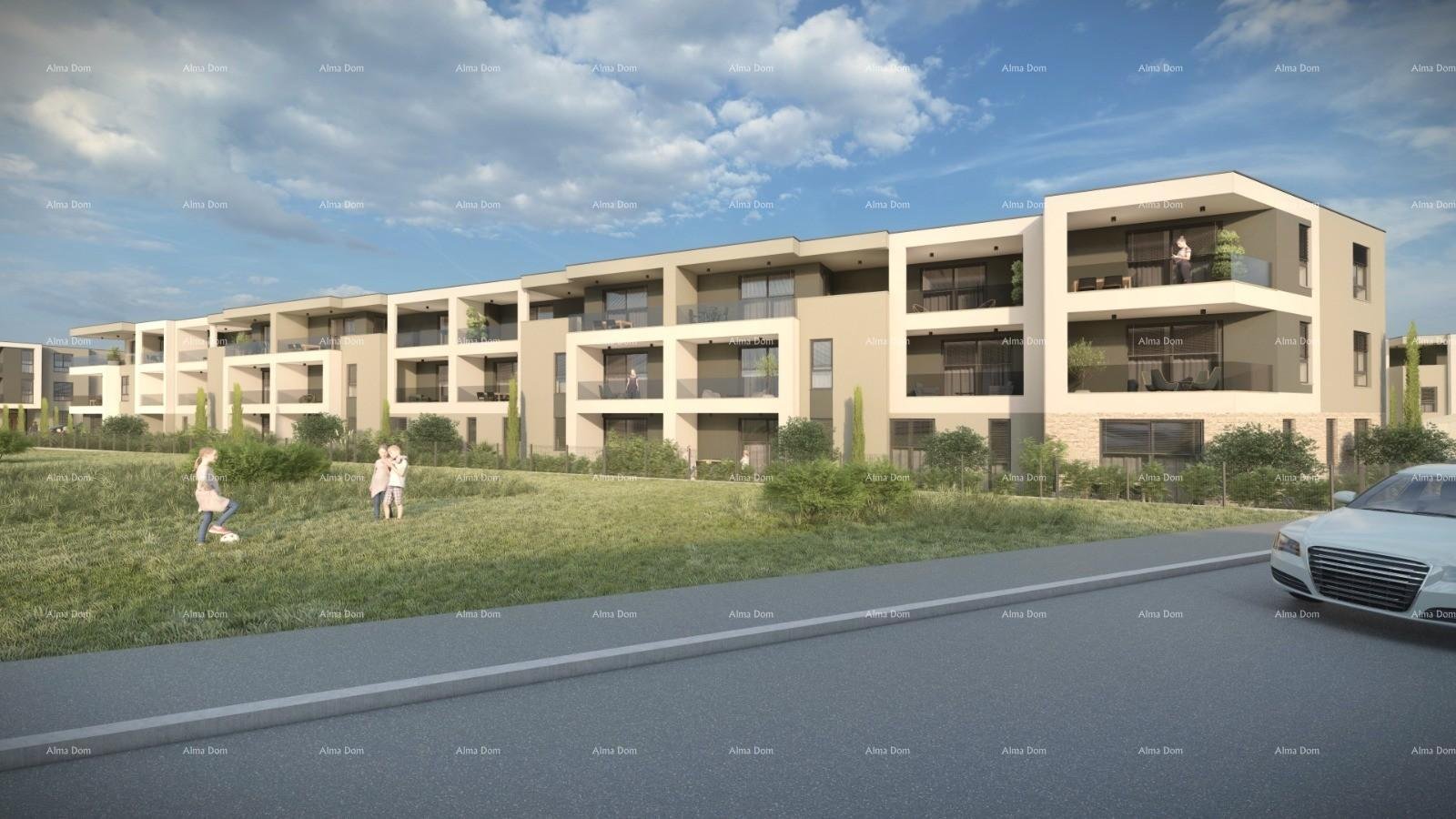Wohnung Verkauf! Wohnung in Neubau mit 3 Schlafzimmern und zwei Parkplätzen, Pula, Valdebek! S4