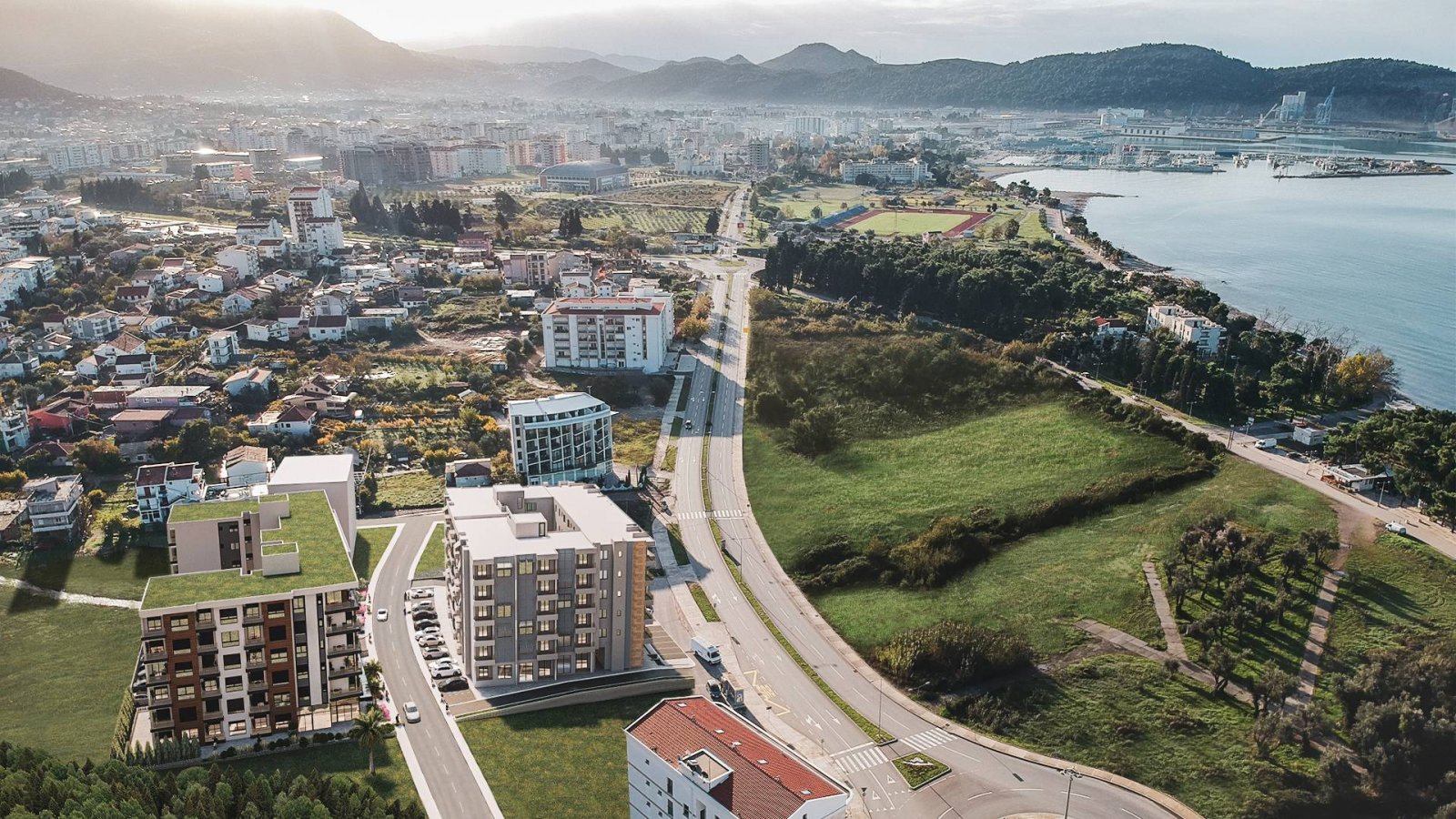 ‍LOCATIONThis apartment is located in Tivat, 1km away from the city center. The sea and the beach are 300m away from the apartment. Tivat airport i...