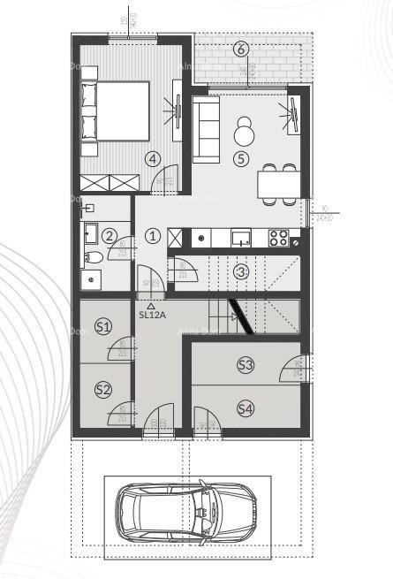 Wohnung Verkauf von Wohnungen im neuen Wohnkomplex, Štinjan! 12A