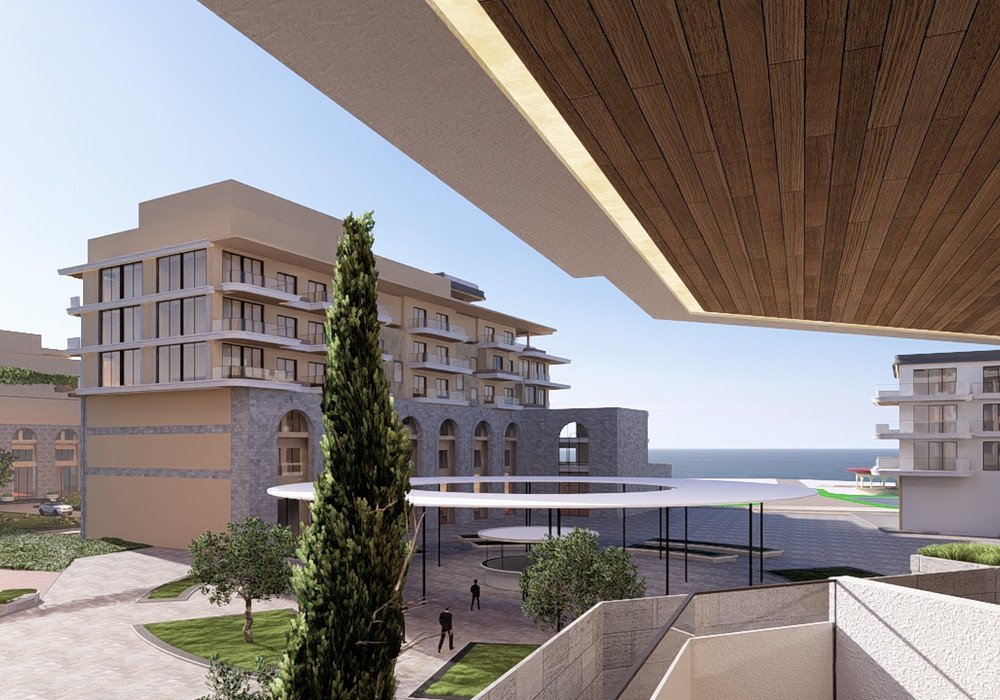 A residential complex with a condo hotel.Start of construction - 01.11.2024Completion of the construction of the first phase - buildings A and D - ...