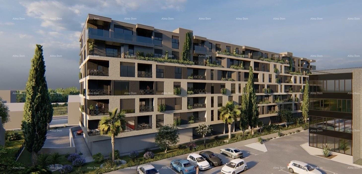 Wohnung Pula! Mehrfamilienhaus, moderne Gebäude mit Aufzug, nahe dem Zentrum. S43