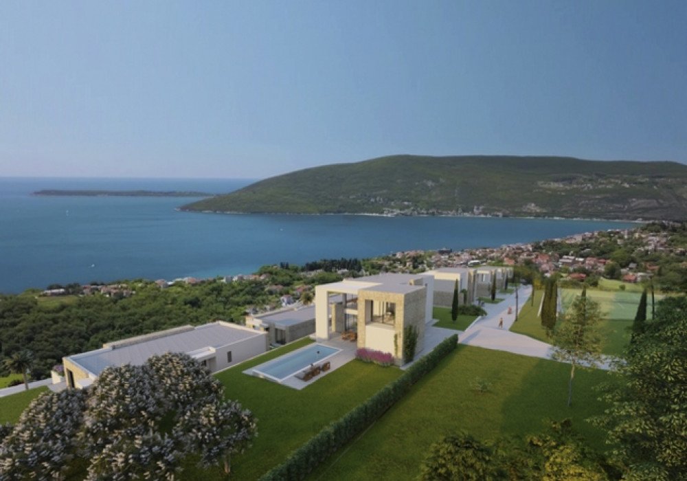 herceg novi: Boka Kotorska Bay, Herceg Novi. Stylish new one-storey three-bedroom villa with panoramic views.Distance to the sea 3km.sea viewLiving area - 232 s... 
