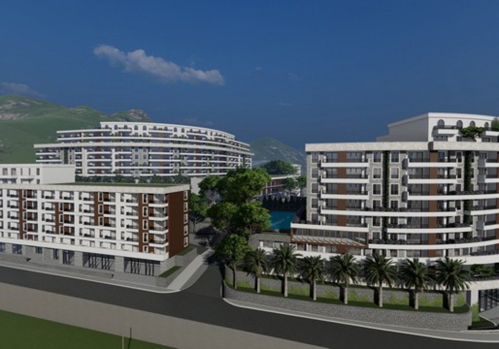 Budva Riviera, Becici district. A new premium residential complex under construction from one of the most reliable Developers in MontenegroThe dist...