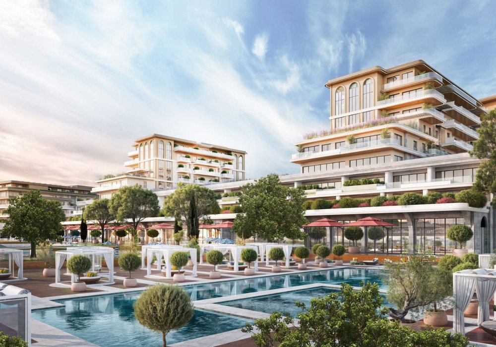 A residential complex with a condo hotel.Start of construction - 01.11.2024Completion of the construction of the first phase - buildings A and D - ...