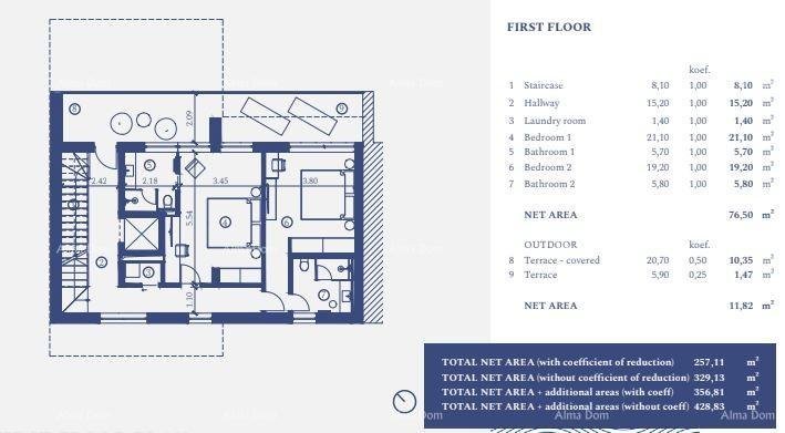 Haus UMAG, Freistehende Villa in einem luxuriösen Resort! Meerblick! V 32